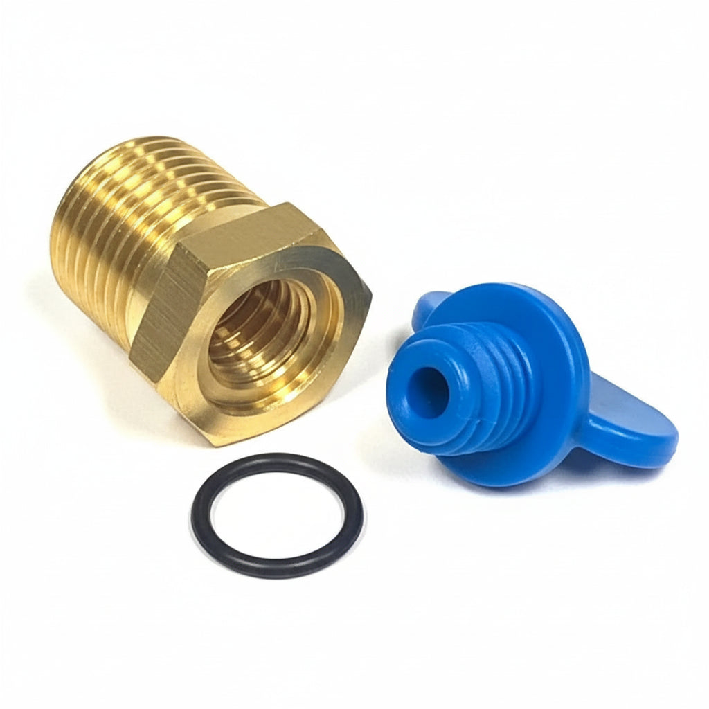 Avgasgrenrör Dräneringspropp Kit för Volvo Penta V6 & V8 - Premium Kvalitet