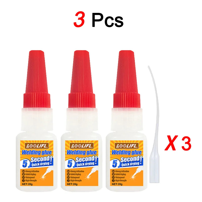 LOOLIFL Extrastark Svetsande Lim 50g - Universellt Metallim för Metall Resin Keramik Glas Trä Plast