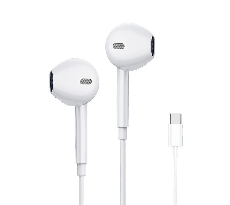 Kabelanslutna Hörlurar för iPhone 17 16 15 14 13 12 11 - Lightning/USB-C/3.5mm