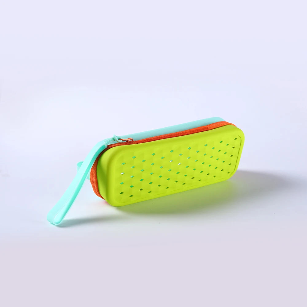 Eyeglasses Storage Protector Silicone Swimming Bag Soft Eyeglasses Case Swimming Gear Breathable Eyeglasses Protective Case E