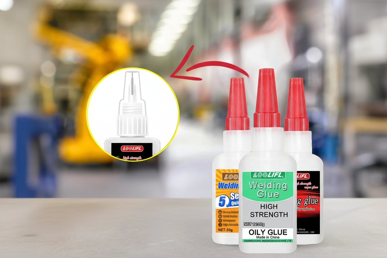 LOOLIFL Extrastark Svetsande Lim 50g - Universellt Metallim för Metall Resin Keramik Glas Trä Plast