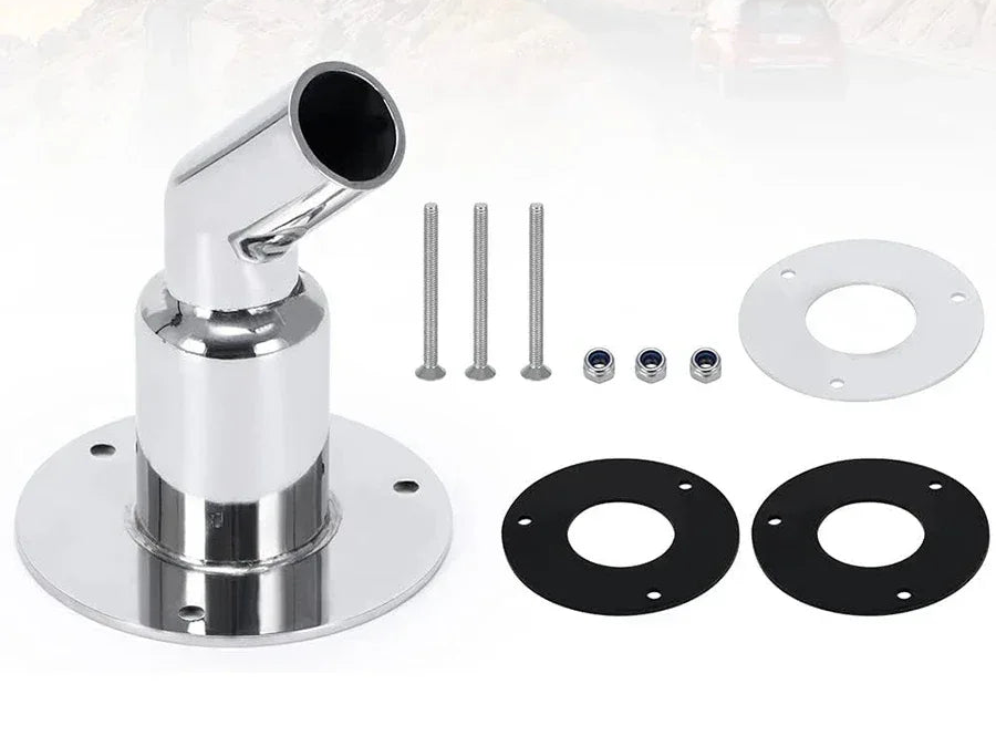 24mm Rostfritt Stål Genomföring för Dieselvärmare - Båt & Marin böjd