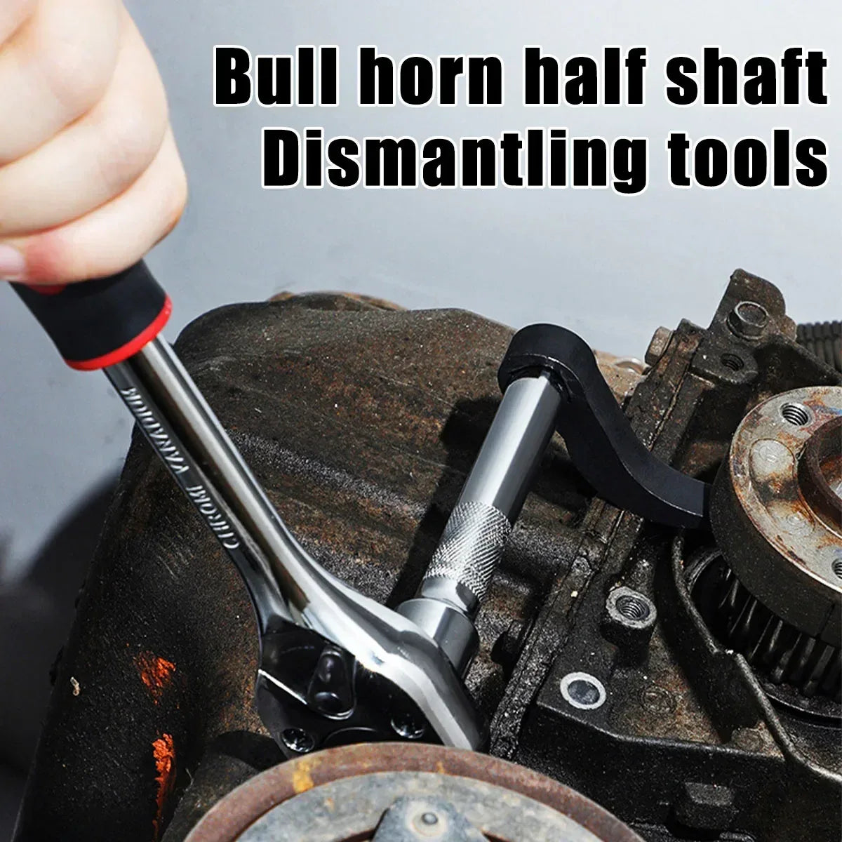 Vinkelformat halvaxel demonteringsverktyg - Professionell bräckadapter för öppna nycklar