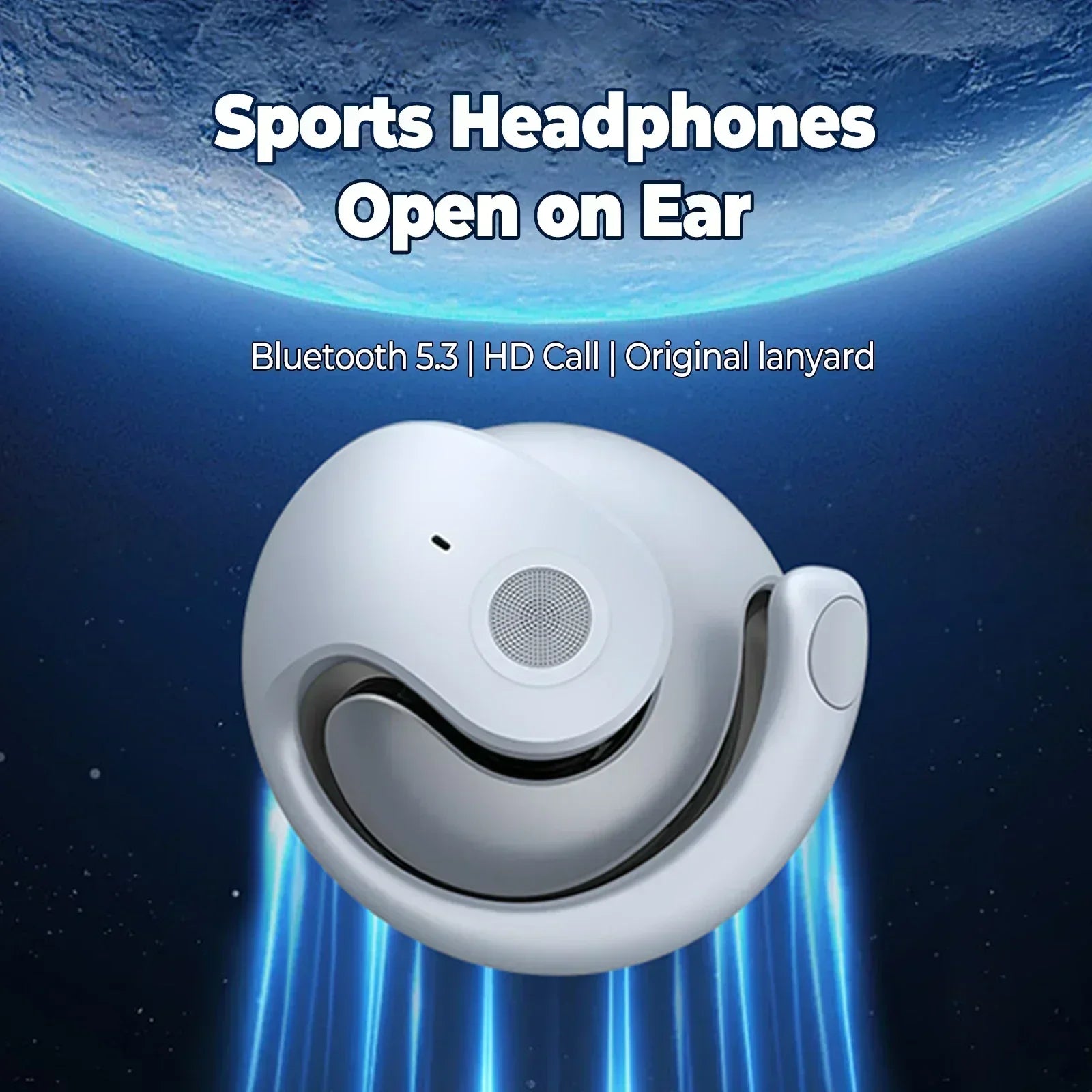 Trådlösa Bluetooth Hörlurar 5.3 - Sport & Gaming Headset med Brusreducering