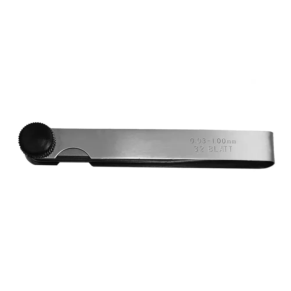 Professionell Bladmått 32 Blad - Rostfritt Stål 0,03-1,00mm Mätverktyg
