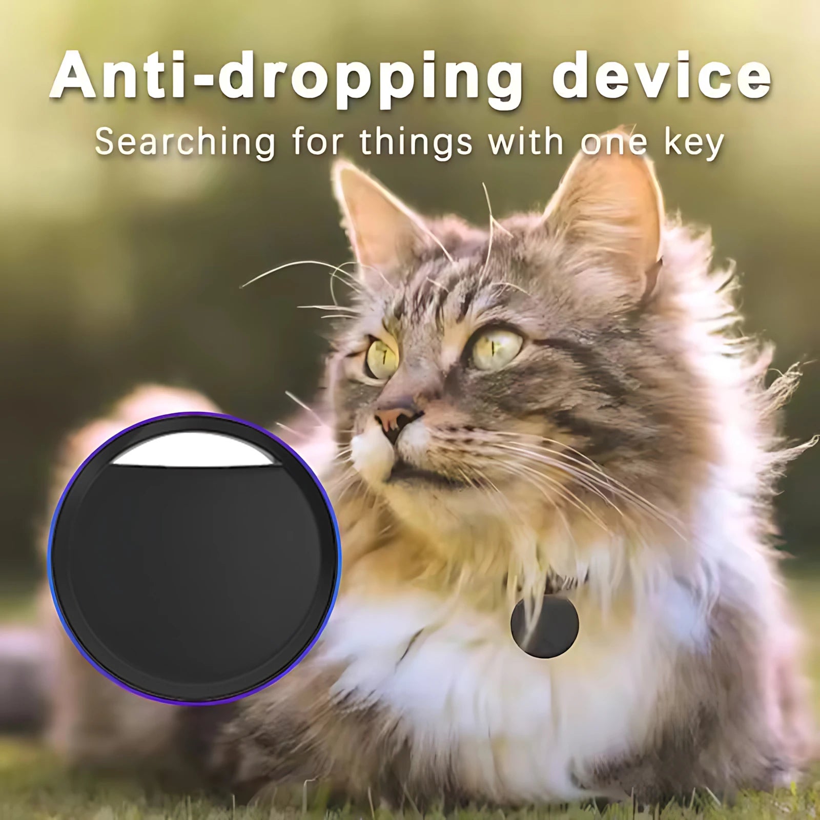Mini GPS Tracker 2-Pack för iPhone - Apple Find My | MFI-Certifierad Bluetooth Spårare
