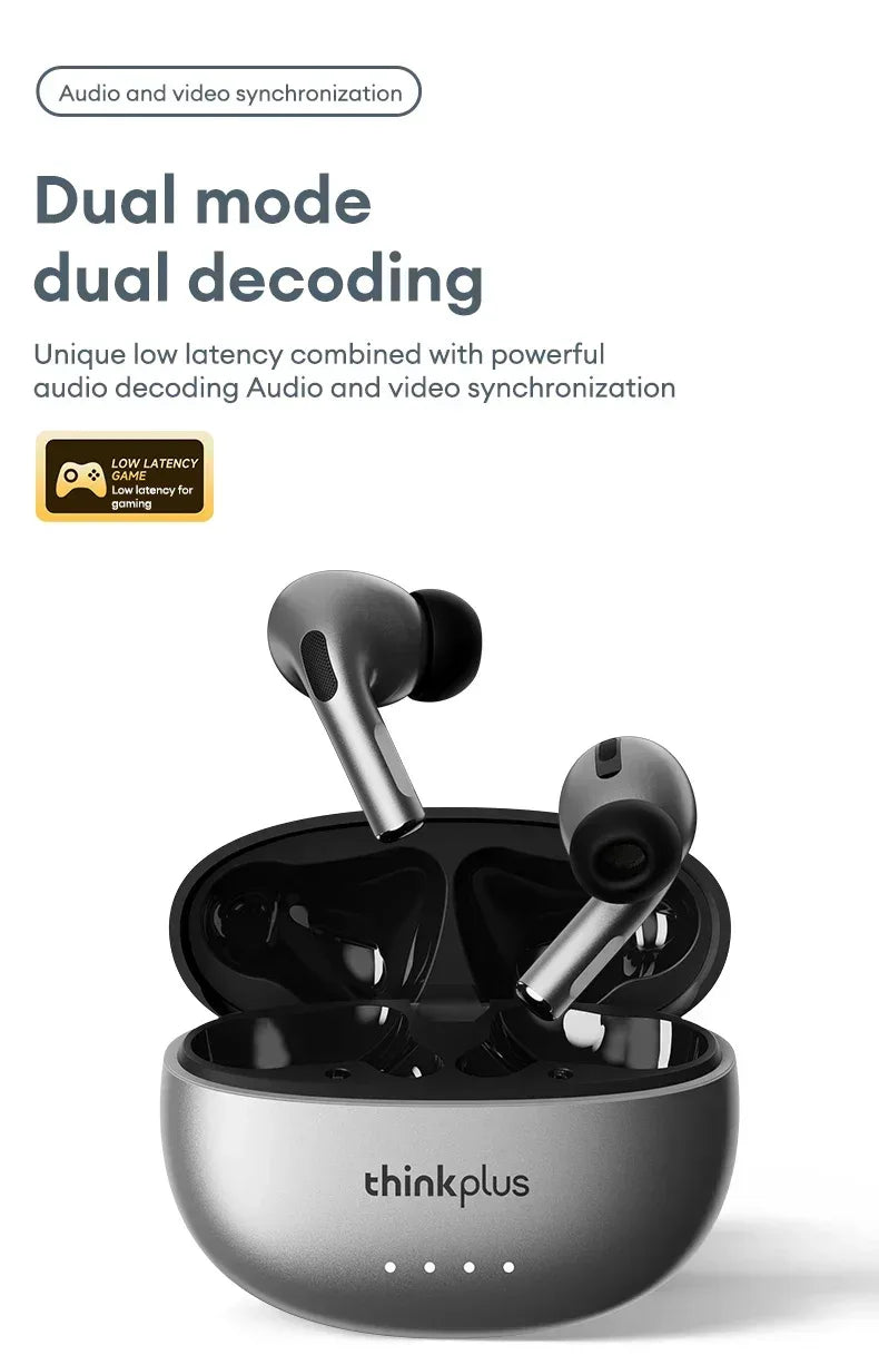 Lenovo LP5 PRO Trådlösa Bluetooth 5.4 Hörlurar - TWS HiFi Gaming Earbuds