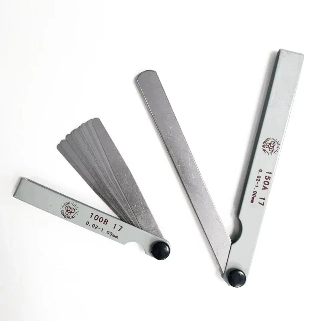 Precisionsmätare 17 Blad - Professionell Ventiljusteringsverktyg 0.02-1.00mm