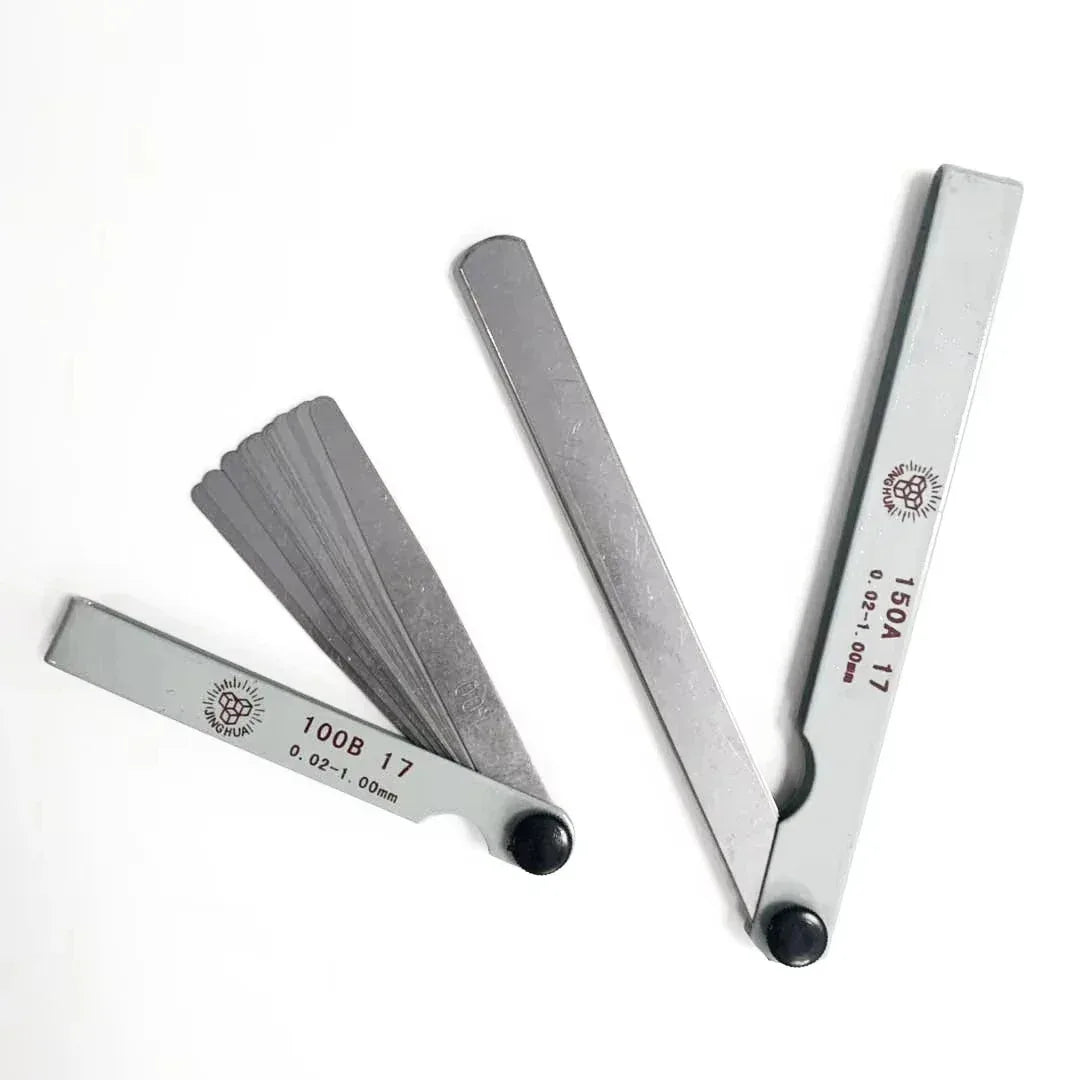 Precisionsmätare 17 Blad - Professionell Ventiljusteringsverktyg 0.02-1.00mm