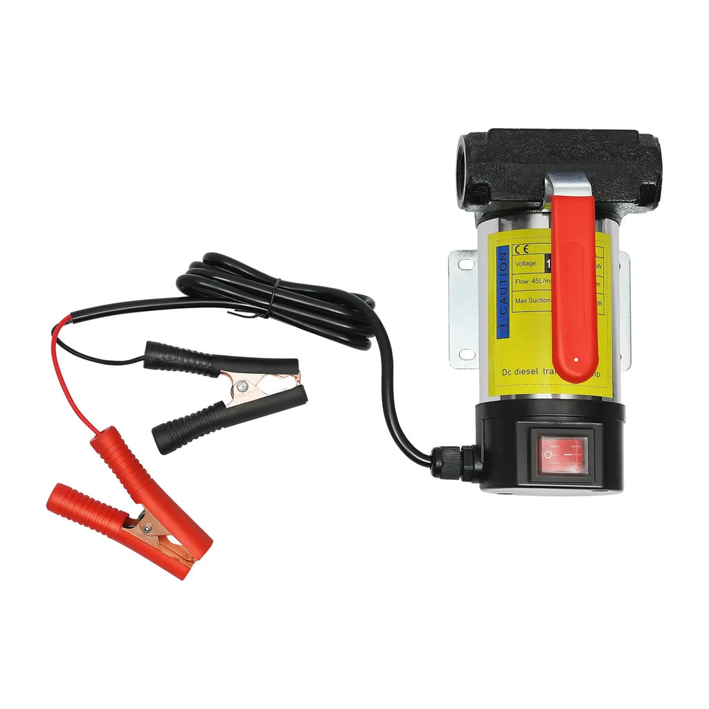 Elektrisk Dieselpump 12V 175W - Automatisk Bränslepump med Pistol 45L/min 175w EU