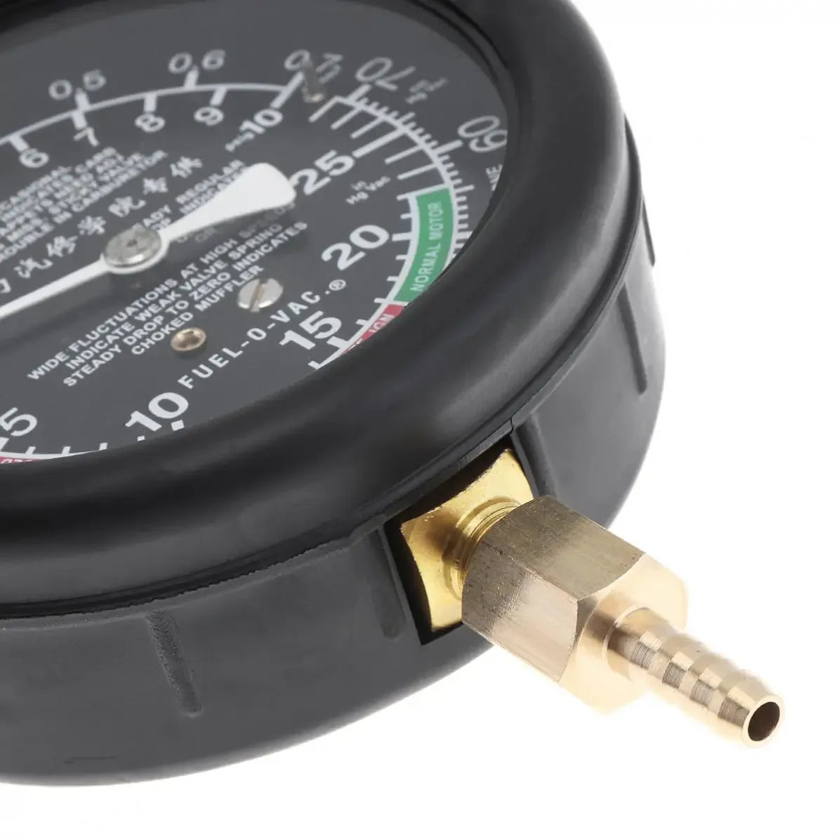 Professionell Bränslepump & Vakuumtestare 0-10 PSI / 0-28 Hg för Bil & Lastbil