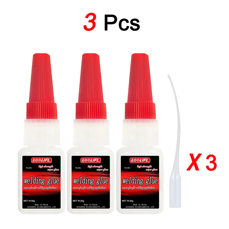 LOOLIFL Extrastark Svetsande Lim 50g - Universellt Metallim för Metall Resin Keramik Glas Trä Plast