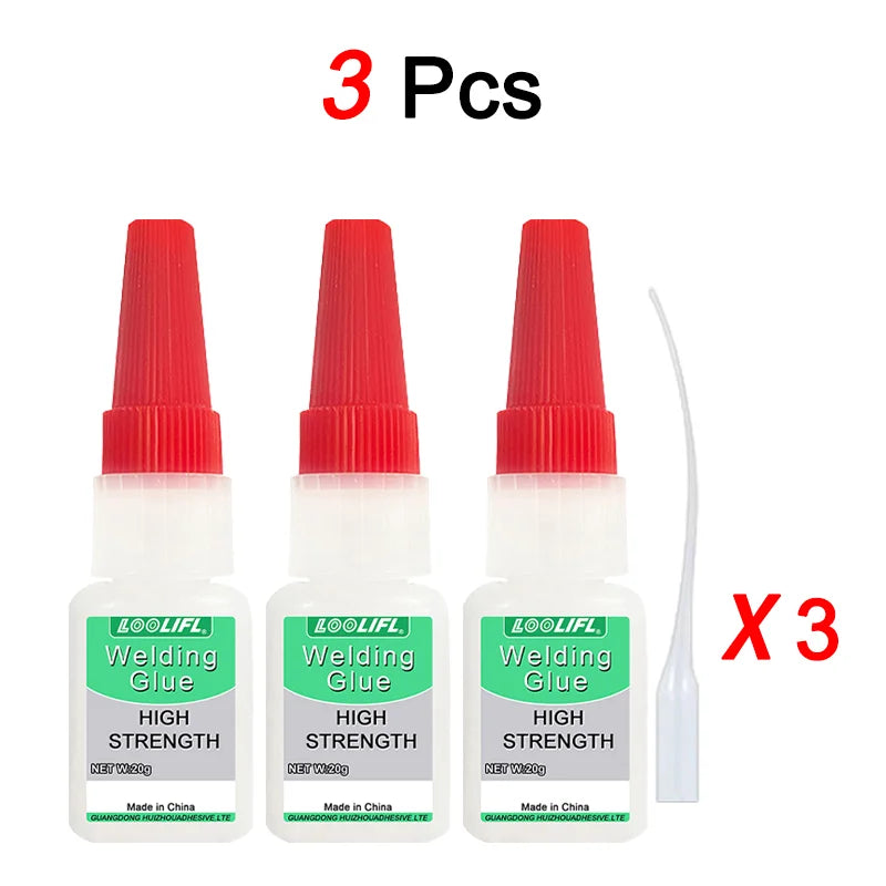 LOOLIFL Extrastark Svetsande Lim 50g - Universellt Metallim för Metall Resin Keramik Glas Trä Plast