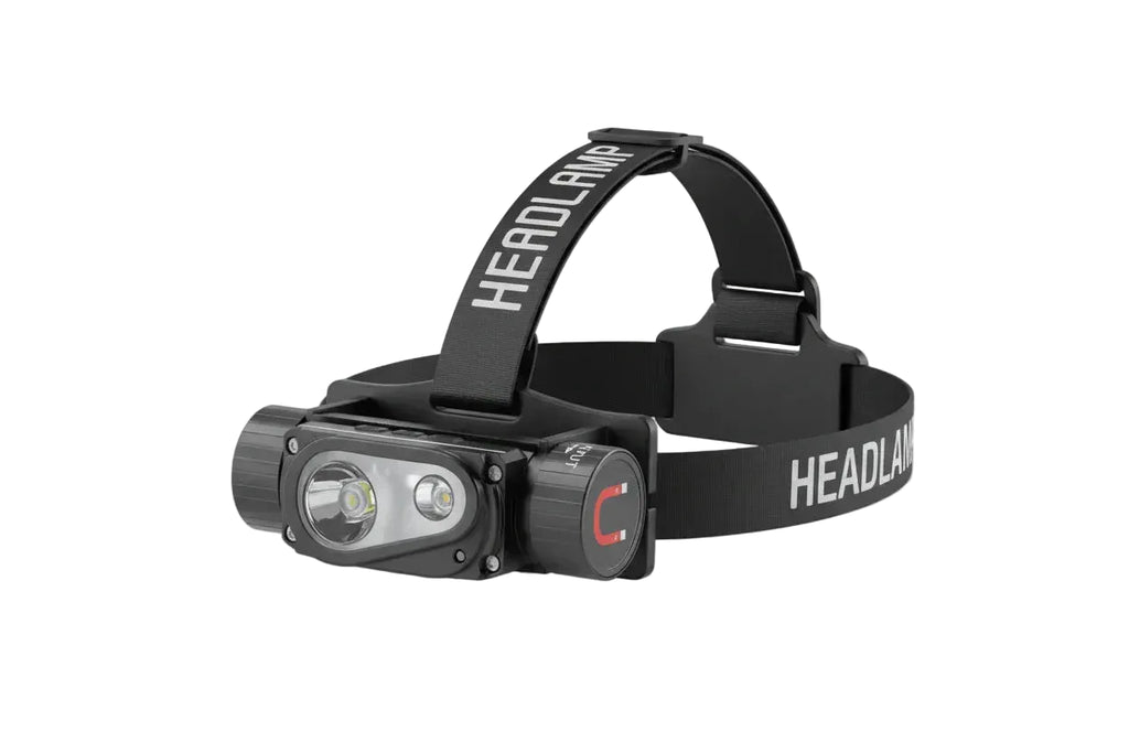 LED Pannlampa med Sensor - Uppladdningsbar Kraftfull Huvudlampa.