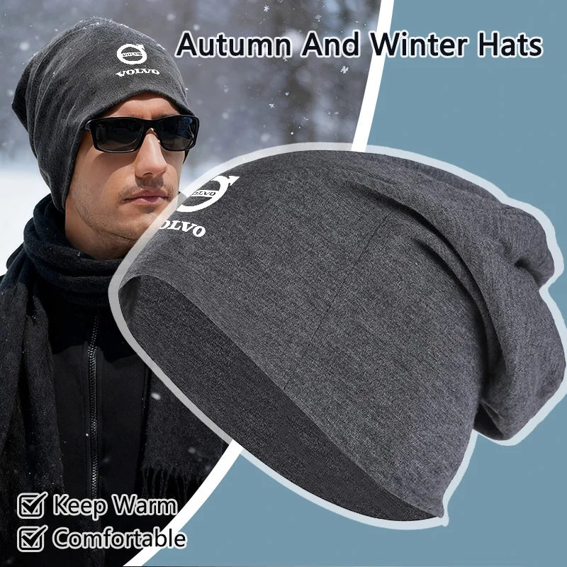 Volvo Mössa 2026 Ny Design - Premium Varm Beanie Keps Höst Vår - Volvo-Logotyp XC40 XC90 V40 V90 V60 XC60