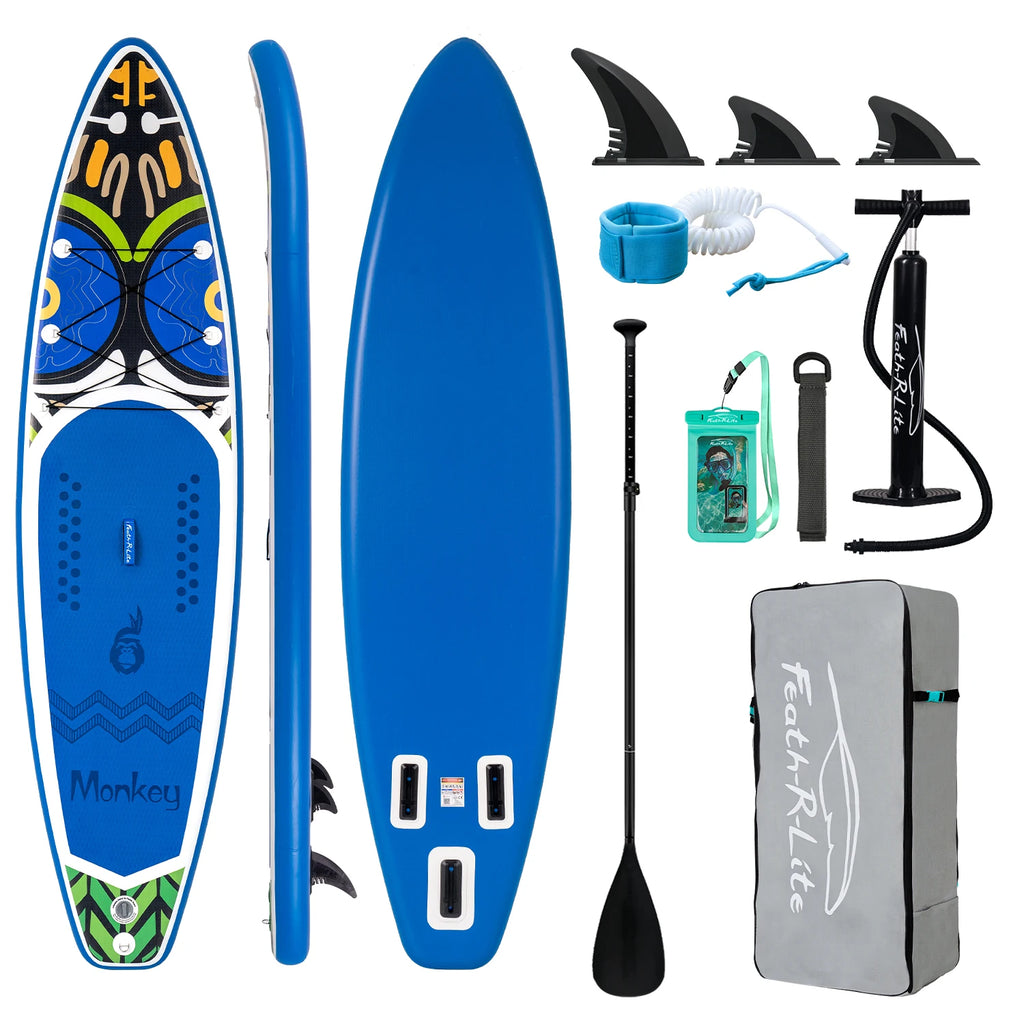 Uppblåsbar SUP-bräda 335cm - Lätt Paddelbräda för Yoga och Touring SUPFR02D Tyskland