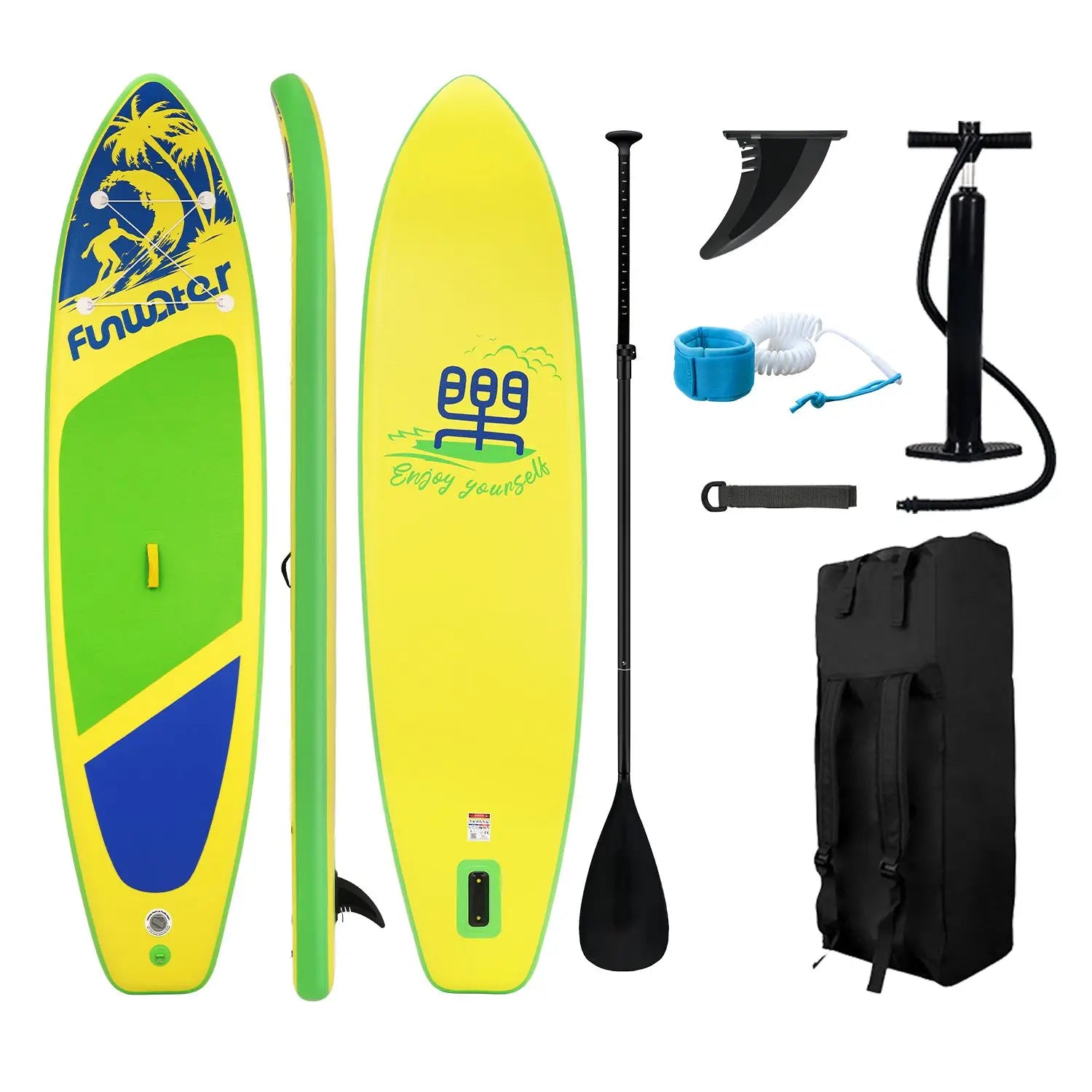 FunWater Uppblåsbar SUP Board - Stand Up Paddling Board för Vattensport SUPFW28D Polen (3–6 dagar)