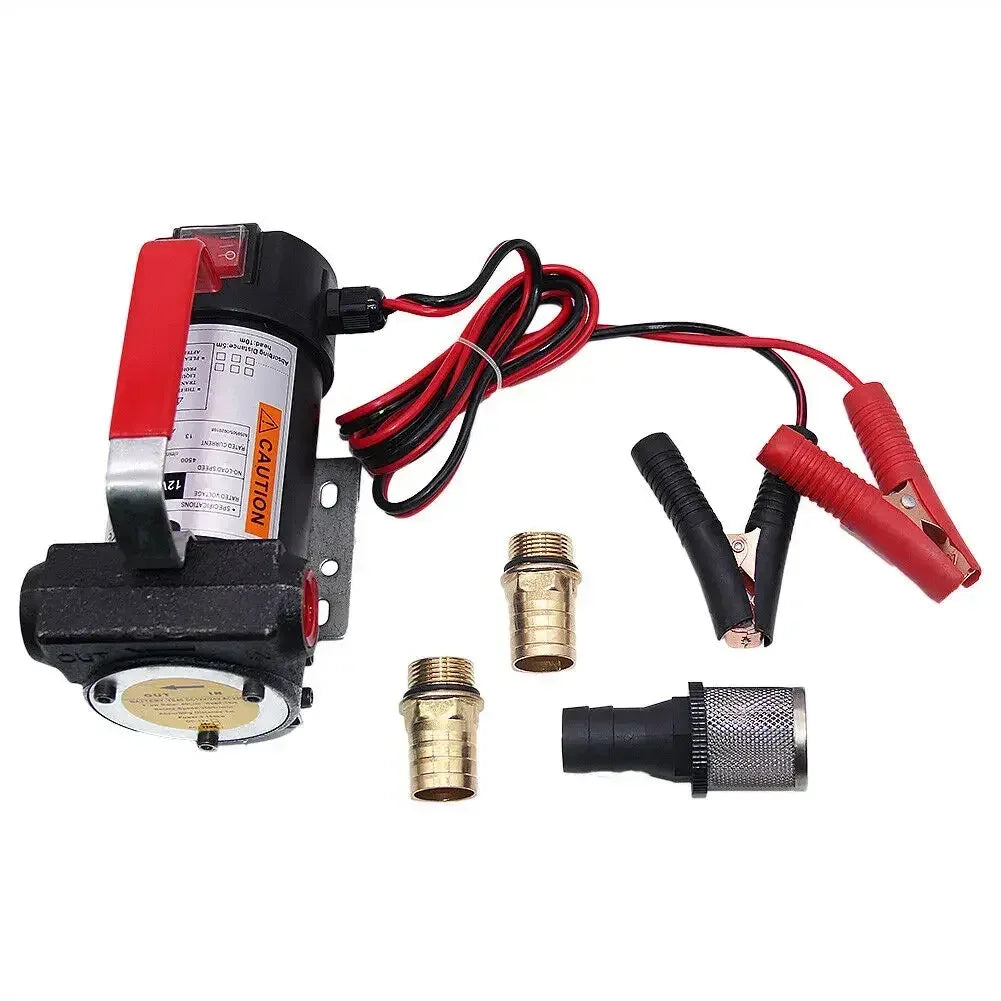 Elektrisk Dieselpump 12V 175W - 40L/min Självansugande Bränslepump