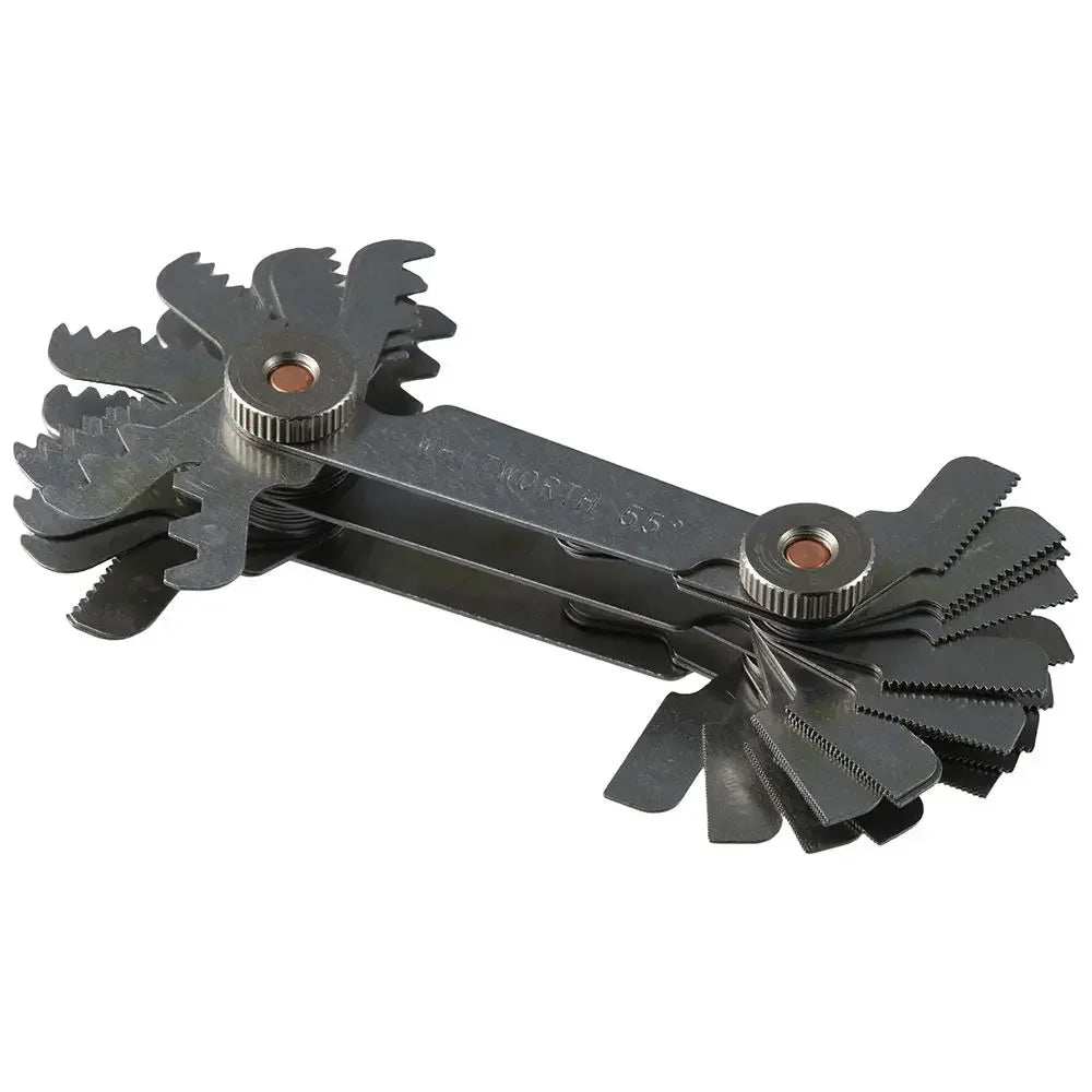 Gängmätare i Rostfritt Stål - Metrisk & Imperial 52 Blad - Professionellt Mätverktyg