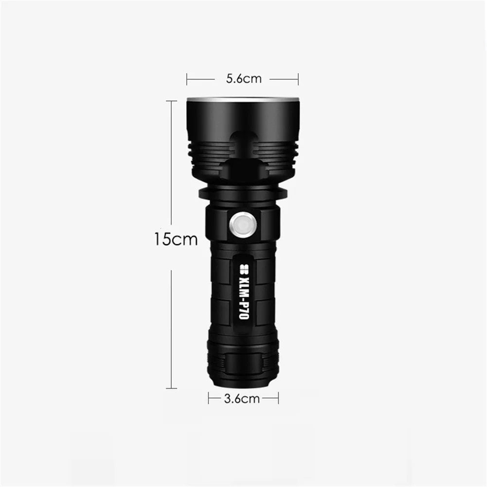 Mini LED Ficklampa – Vattentät & Uppladdningsbar