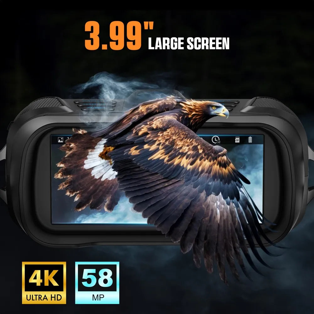 Nattsynskikare - 3.99" Skärm, 5000mAh, 5x Zoom