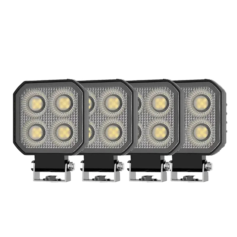 3 Inch 4 LED Rectangle Floodlight 9-32V 18W Car led Work Light For Jeep Truck Boat Tractor ATV Offroad 4X4 Barra LED Headlight