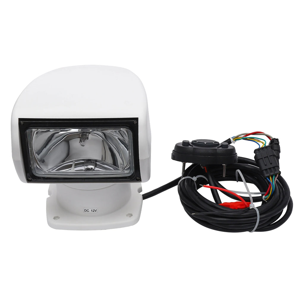 DC12V 100W Båtsökljus med 5m Kabel | 2500 Lumen 800m Fjärrkontroll Marin Söklampa