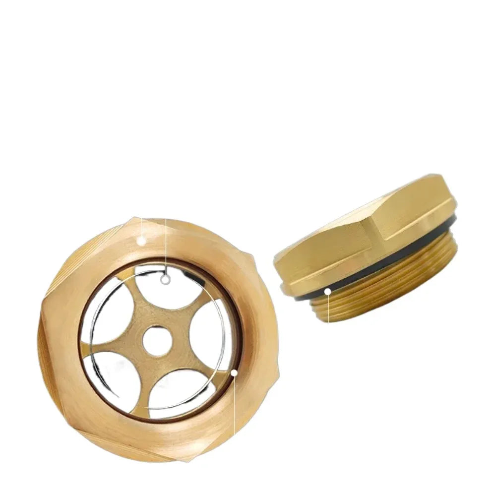 Mässing Oljeglas - Oljenivåindikator M10-M60 BSPP 1/4"-2"