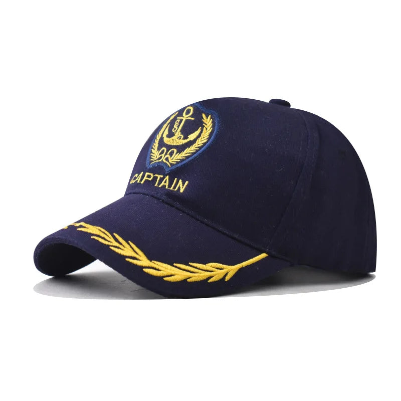 Kaptensmössa Sailor Yacht Hat 2026 - Nautisk Båtkaptens Mössa Broderad