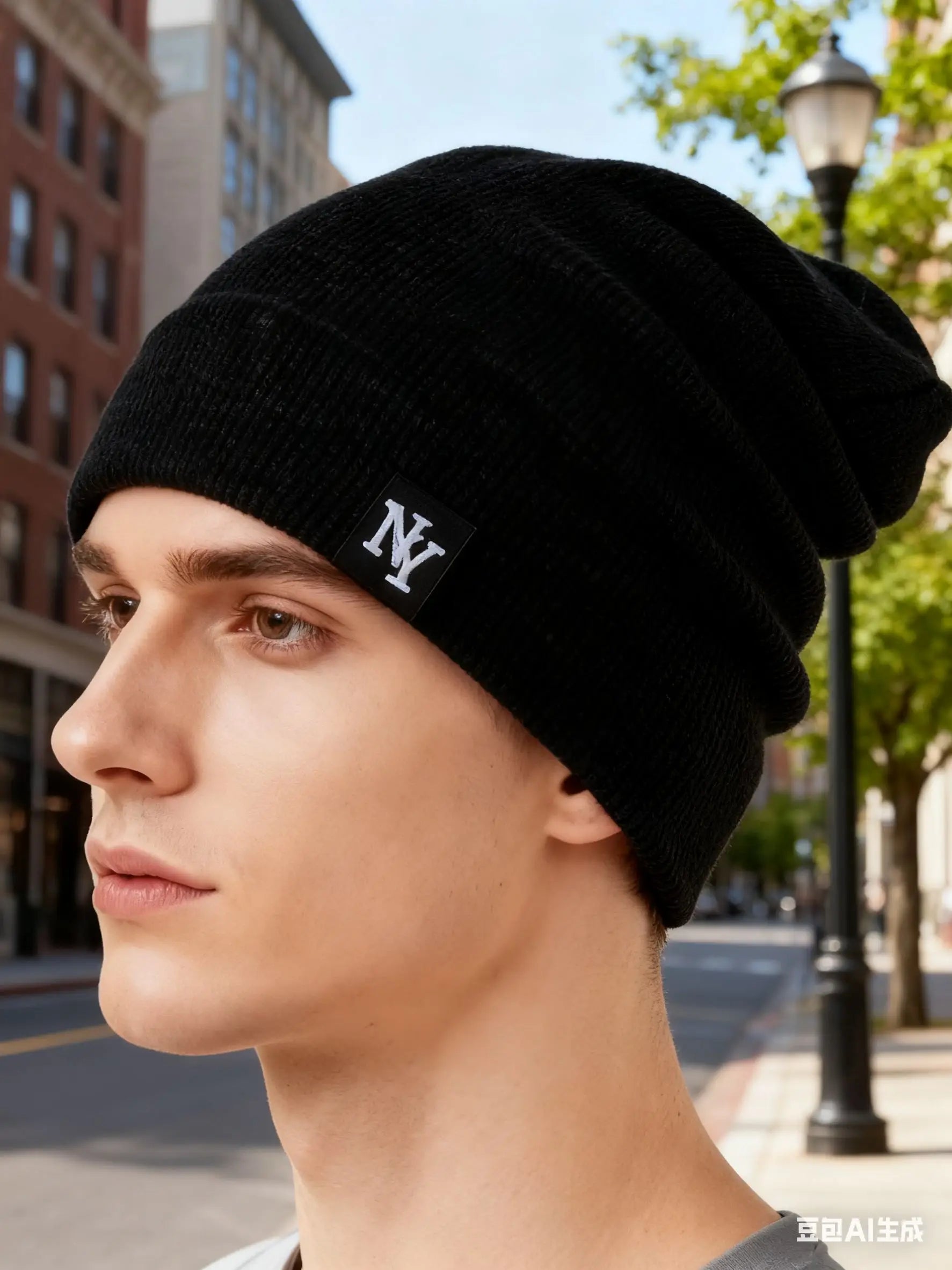 Stickad Mössa - Varm Vintermössa för Dam & Herr | Akryl Beanie