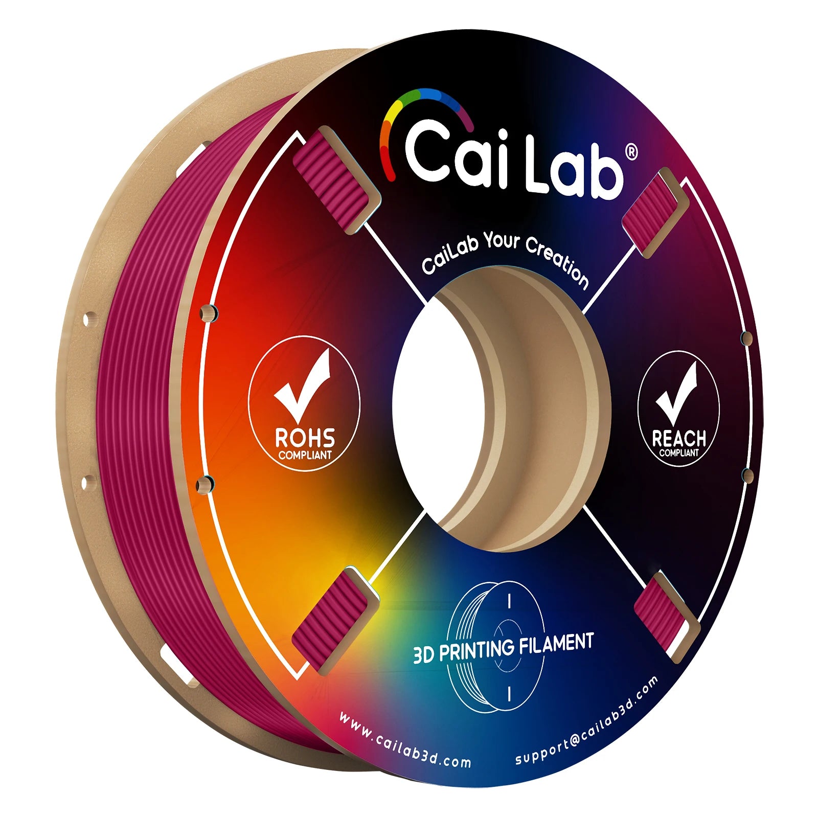 CaiLab PLA 1.75mm200g filament for 3D printing, high toughness, heat resistant, compatible with FDM printers
