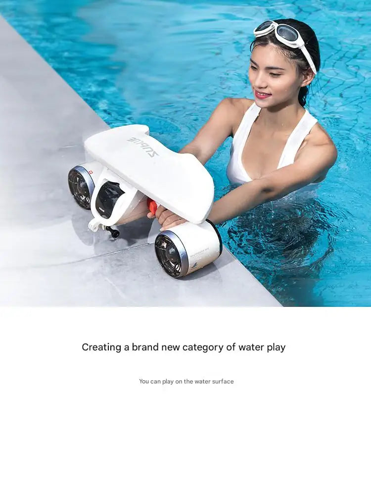 Undervattensscooter med Dubbla Motorer - 2 Hastigheter 1,5m/s