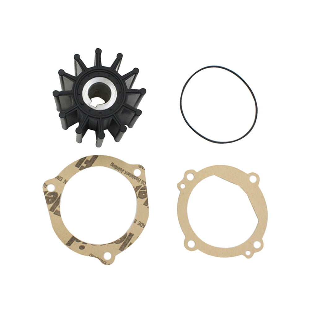 Vattenpump Impeller Kit för Volvo Penta 818680 - 12-Bladig Komplett Kit med Packningar