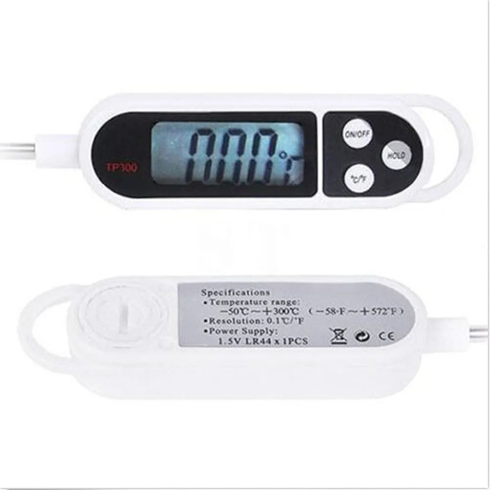 Digital Instant Read Meat Thermometer Kitchen Cooking Food Candy Thermometer for Oil Deep Fry BBQ Grill Smoker Thermometer