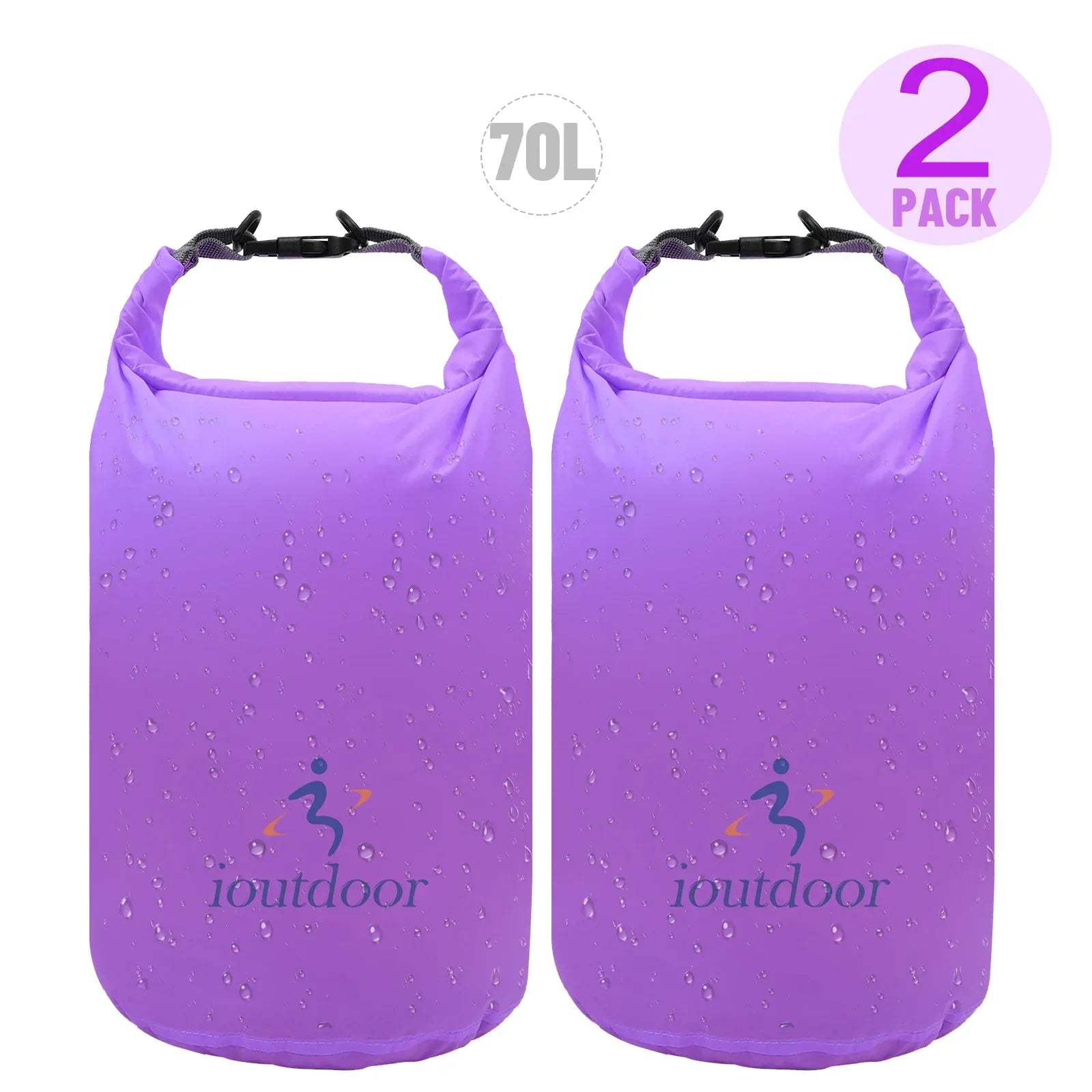 Vattentät Kajakväska 2L/5L/10L 2X70LLilla M