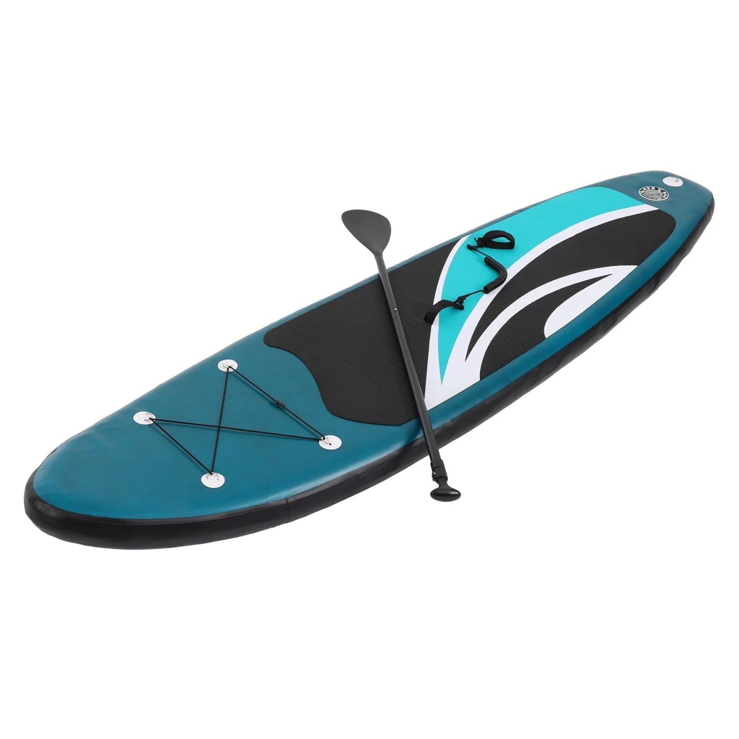 Inflatable Stand up Surfboard Set| 305*76*10cm Anti-slip Surface Portable Supboard Paddle Board| Surfboard+Pump+Paddle+Fin