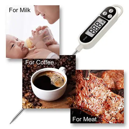 Digital Instant Read Meat Thermometer Kitchen Cooking Food Candy Thermometer for Oil Deep Fry BBQ Grill Smoker Thermometer