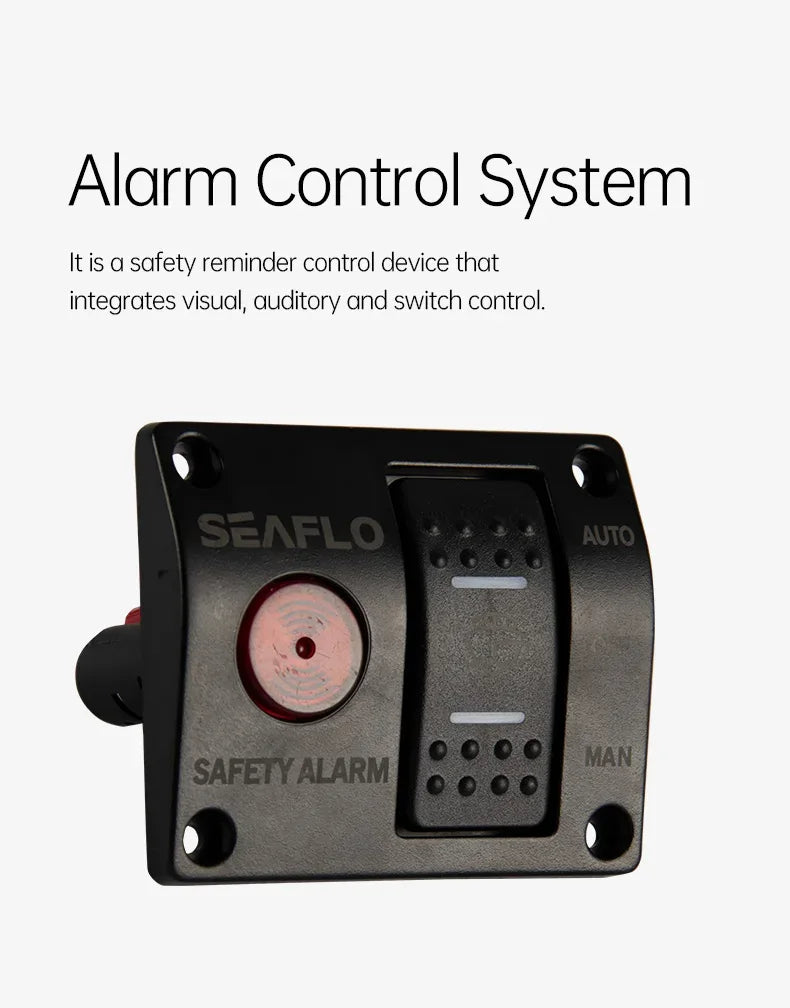 Vattennivåsensor med Automatiskt Larm 24V - Länspump Kontrollsystem