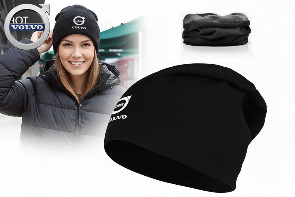 Volvo Mössa 2026 Ny Design - Premium Varm Beanie Keps Höst Vår - Volvo-Logotyp XC40 XC90 V40 V90 V60 XC60