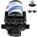 Vattenpump 12V 3 GPM med Tryckomkopplare 45PSI - Diafragmapump för Husbil Båt Trädgård EU