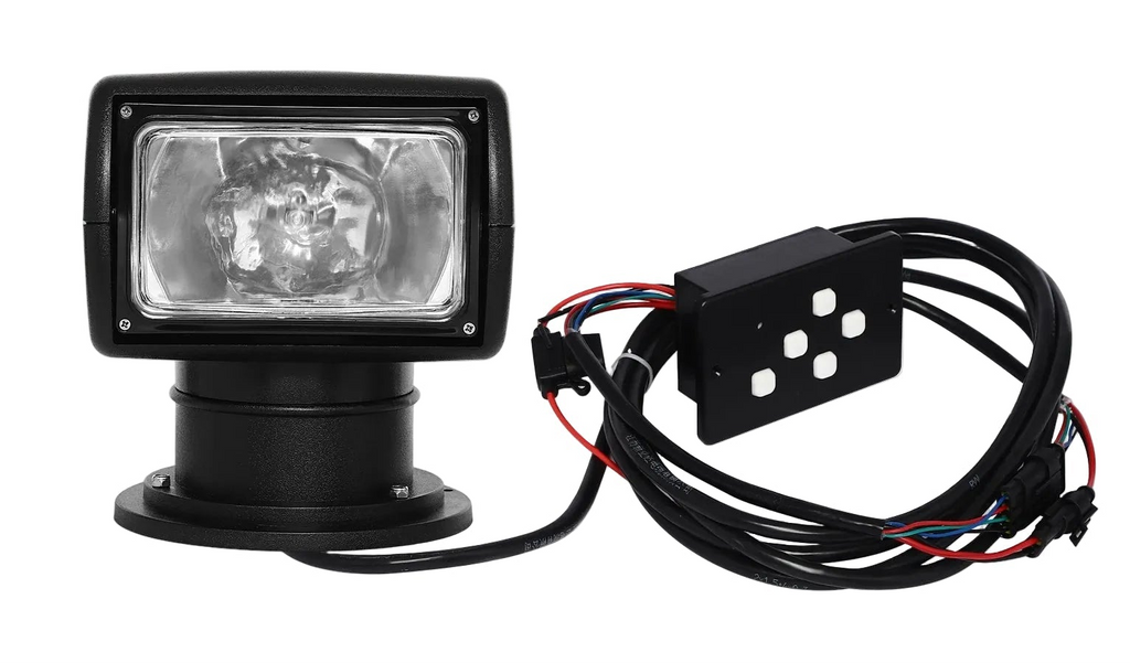 Professionell Båtstrålkastare 100W med Fjärrkontroll - IP66 Vattentät Halogensökljus för Yacht & Marin GERMANY