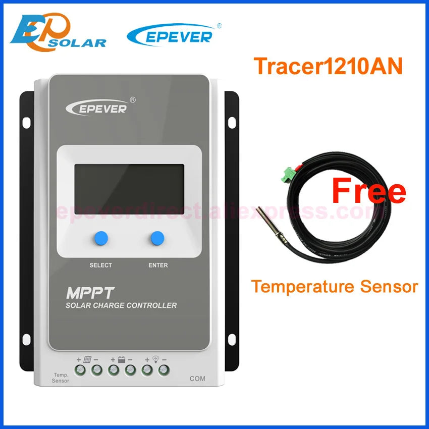 MPPT Solarladdningsregulator 10A 20A 30A 40A – 12V/24V Auto Tracer1210AN 10A 12V 24V