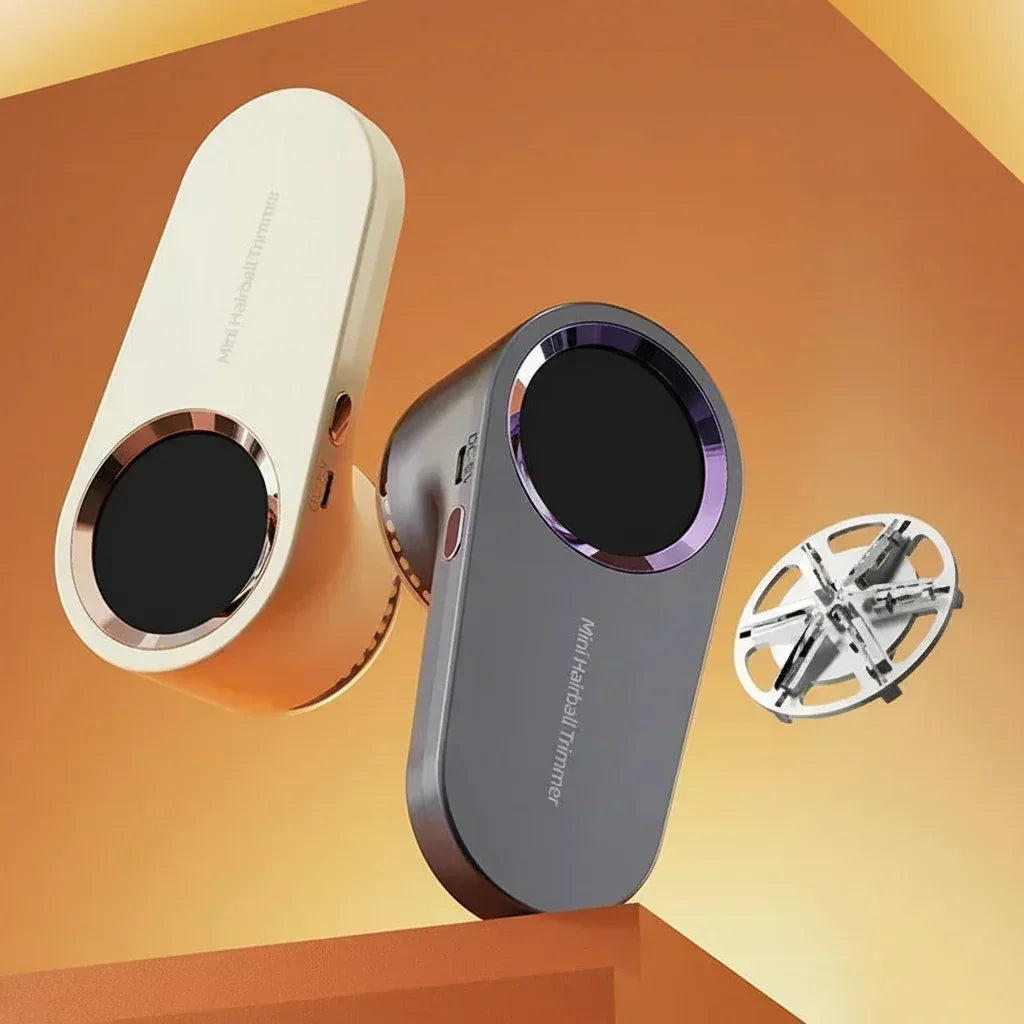 Elektrisk Luddborste med LED-Display - USB-C Laddning
