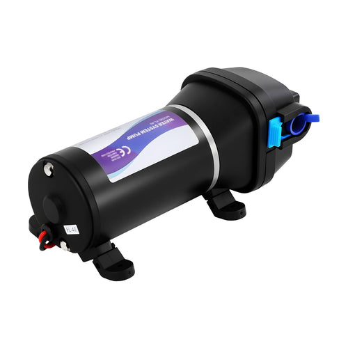 12V 4.5 GPM Water Pressure Booster Pump| Automatic Self Priming Misting Booster Pump 12V svart EU|Tyskland