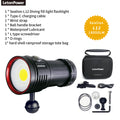 LetonPower Sealion Dyklampa 22800 Lumen – Uppladdningsbar Undervattenslampa 100m Vattentät
