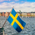Sveriges Flagga 90x150cm - Högkvalitativ Svensk Flagga i Polyester Blue