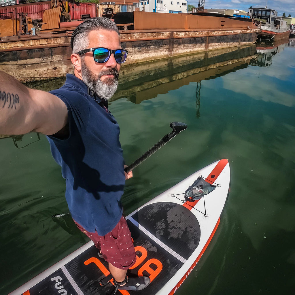 Funwater 11' Uppblåsbar Stand Up Paddleboard 335cm - Orange Sport Design