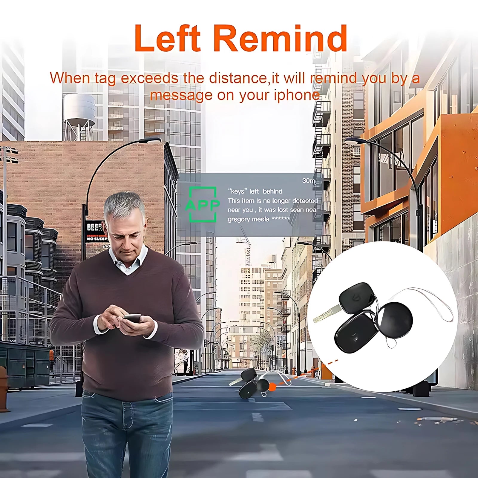 Mini GPS Tracker 2-Pack för iPhone - Apple Find My | MFI-Certifierad Bluetooth Spårare