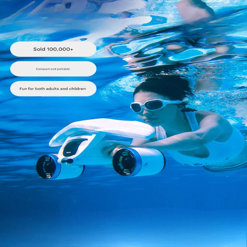 Undervattensscooter med Dubbla Motorer - 2 Hastigheter 1,5m/s