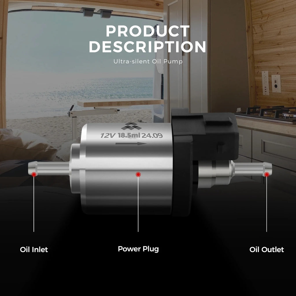 Bränslepump 18,5 ml/22 ml – Dieselvärmare tillbehör för 12V 2KW/5KW/8KW